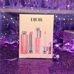 VALENTINES DAY GIFT **DIOR Addict 3 Piece Lip Set with Box